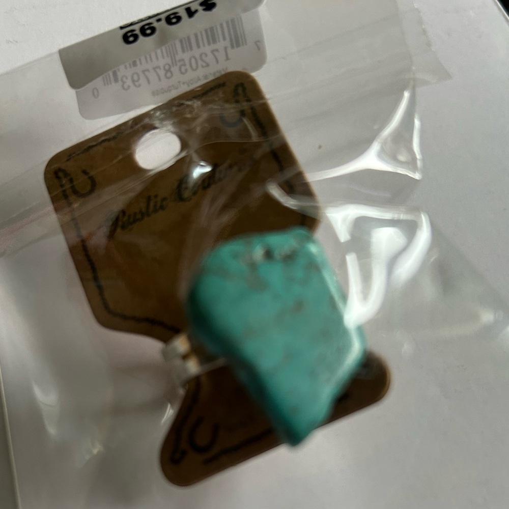Turquoise adjustable ring - Picture 2 of 8